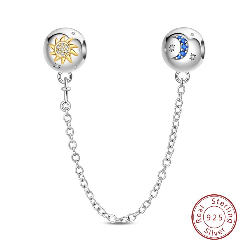 Copper Heart Shaped Keylock Cross Pattern Fantasy Cat Claw Safety Chains Fit Qikaola Original Bracelets Diy Jewelry