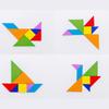 Wooden Tangram Puzzles For Kids With 7 Colored Pieces,Educational Brain Teaser Learning Toy For Boys And Girls Fun Party Favor