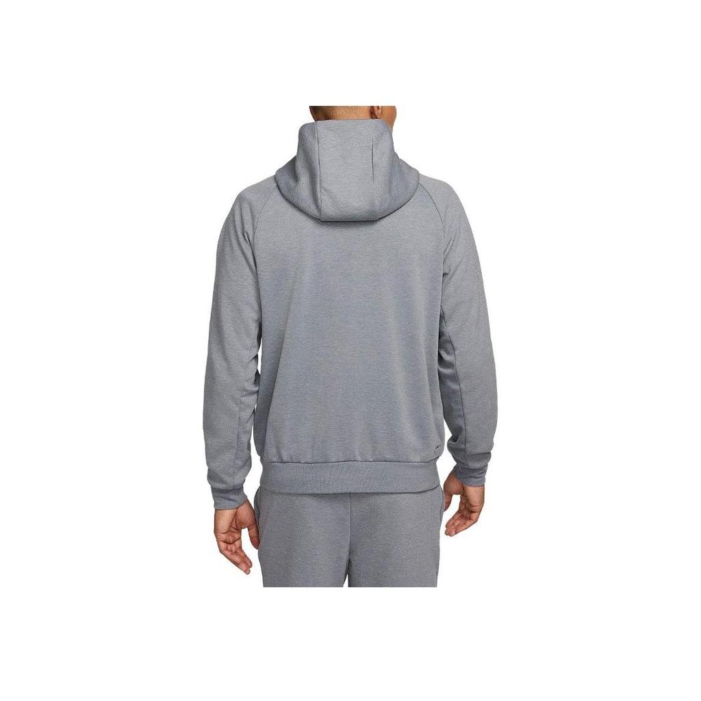 Nike Primary Fleece Men's Dri-FIT UV Full-Zip Hoodie Cool Grey Heather FZ0967-065