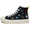 Doraemon Collaboration Comfortable Versatile Non-Slip Durable High-Top Canvas Shoes Unisex Sneakers Black K09Y5VS94-990