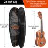 Waterproof & Durable Ukulele Case - Padded with Cotton, Adjustable Shoulder Strap