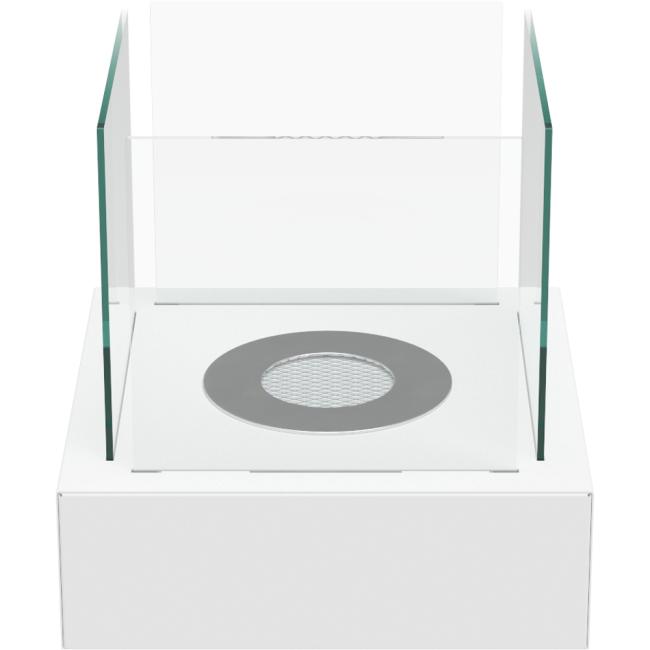 Tabletop Bio-fireplace TANGO3 White Set Mix
