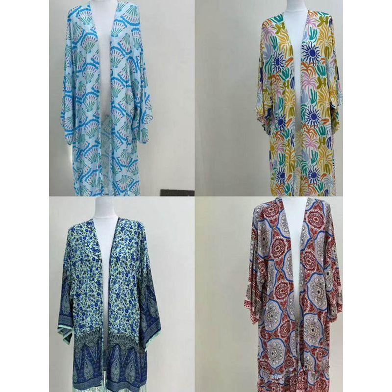 Foreign Trade Original Garment Original Order Bright and Bright Niche Design Sense Dress Vacation Floral Skirt Long dress Series 10