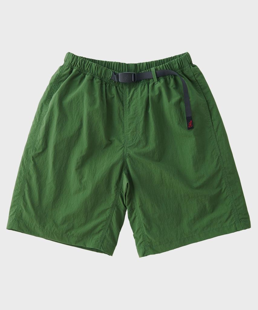 Geulamichi Nylon Loose Shorts Hunter Green