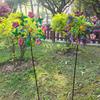 Iron Windmill Outdoor Garden Villa Metal Ground Plug Crafts Flower Insert Decoration Ornament