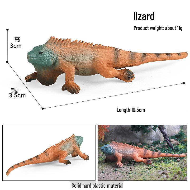 Kids Chameleon Lizard Prank Toy - Educational Reptile Model