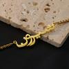 Customized Stainless Steel Arabic Necklace Hot Selling Gold Plated Pendant Cute Jewelry for Women