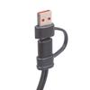 USB C Splitter 1 in 2 Out Charging USB C Data Splitter Extension Cable Type C+USB Adapter for Phone Laptop Accessories