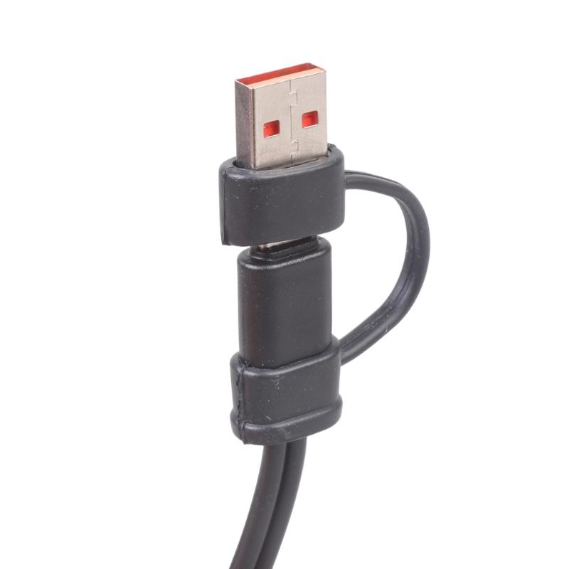 USB C Splitter 1 in 2 Out Charging USB C Data Splitter Extension Cable Type C+USB Adapter for Phone Laptop Accessories