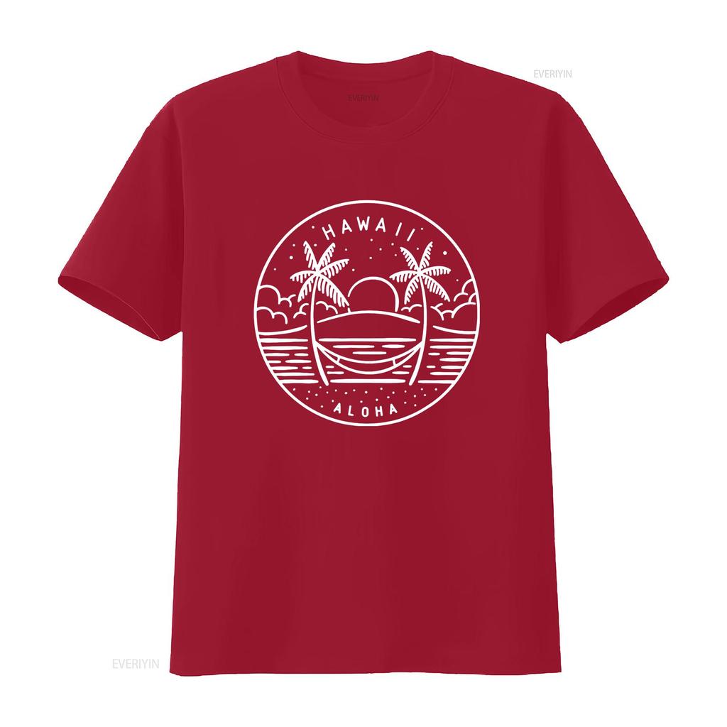 Hawaii 1959 State of Stylish T Shirt with Chic Design for Unisex Vintage Washed Comfortable Slightly Graphic Streetwear Casual
