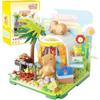 Top Toy Capybara Camp Building Block Set 253 Pieces Educational Toy for Kids Ages 8 and Up