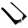 Gloss Black Pair Rear Window Side Wing Spoiler For VW Golf MK6 GTI 08-13