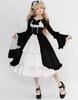 Sivrusn Gotisches Lolita-Kleid mit Spitze, perfekt für Süße und Edle, Wunderschönes Retro-Prinzessinnen-Lolita-Hofkleid, Größe 2XL Damen, Rüschen, Cosplay,