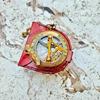 Navigating Instrument Antique Finish Compass With Leather Case