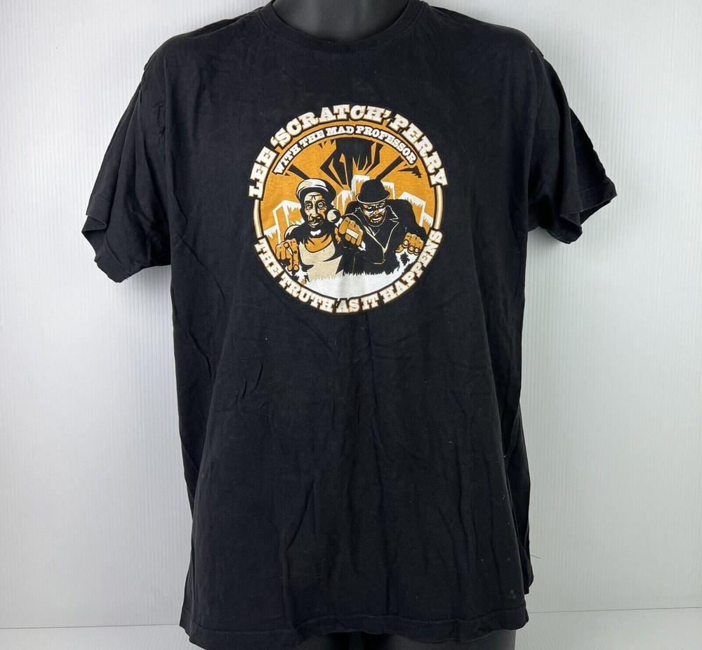 

Lee Scratch Perry & The Mad Professor 2005 Shirt Black Unisex S-5XL Unisex T-Shirt XXL