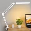 LED Desk Lamp Eye-Caring Swing Arm Desk Light with Clamp 3 Color 10 Brightness Dimmable Table Light with Memory for Work Study