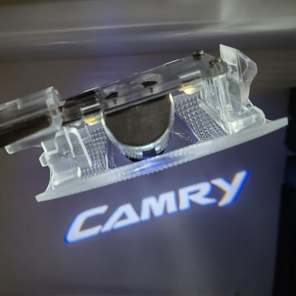 1Pairs Letters CAMRY Welcome Light Atmosphere Lamp CAMRY Door Light Decoration Lamp CAMRY Courtesy Light LED Shadow Puddle Lamp