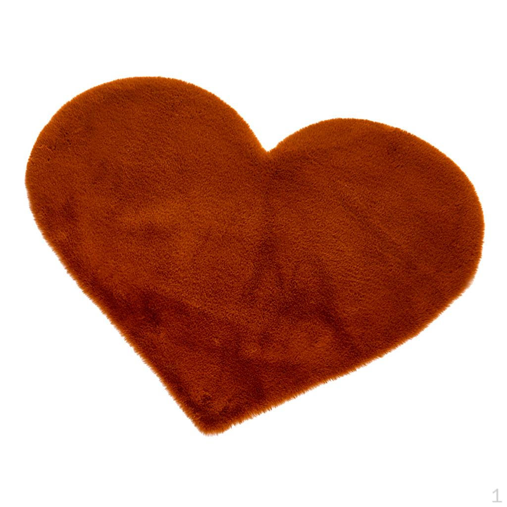 Heart Shaped Anti-Skid Door Rug Room Bedroom Mat,70x90cm