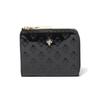 Patrick Cox Glitter Lily Bifold Wallet In Enamel with Glitter Kings Black Pattern, (PXLWDBS2)
