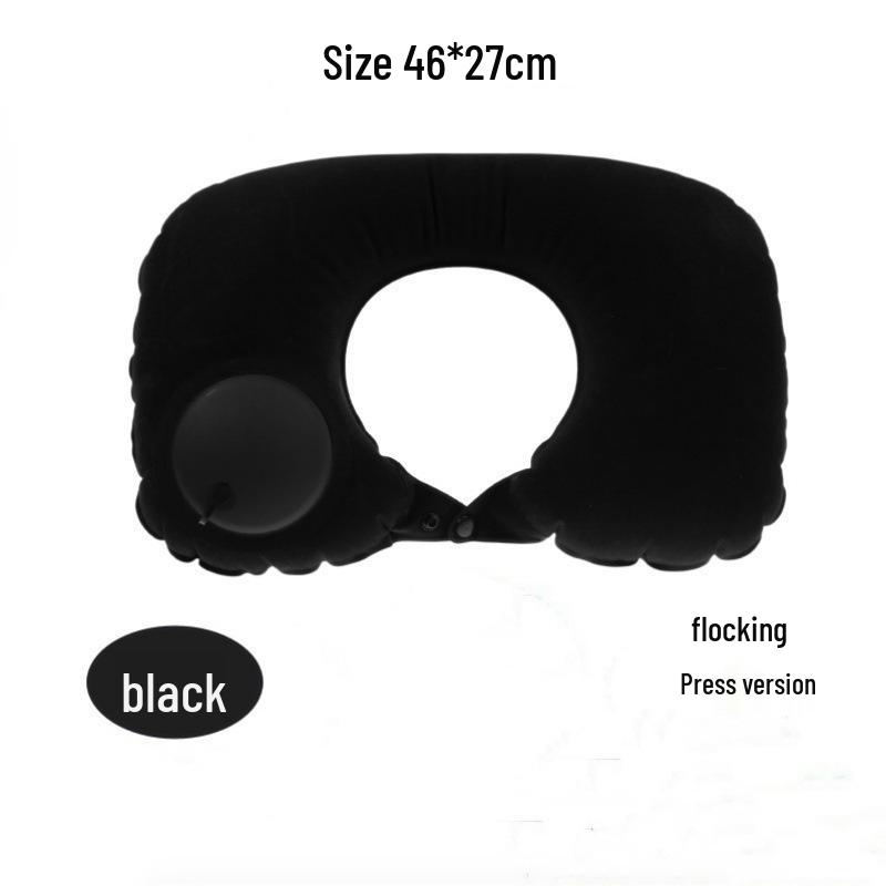 Inflatable U-Shaped Neck Pillow for Travel and Outdoor Use