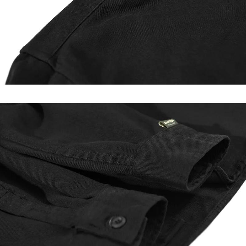 Мужские рубашки-карго в японском стиле с квадратным воротником — фото 13