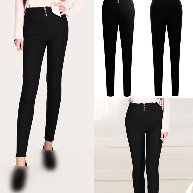 Womens Winter Warm Thick Trousers Faux Fleece Thermal Stretchy Leggings Pants