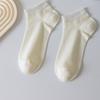 Women's Summer Thin Sweat Absorbing Breathable Moon Boneless Short Tube Socks