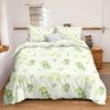 Animal Frogs Duvet Cover Set King Queen Size Green Lovely Cartoon Frog Bedding Set Boys Toad 2/3pcs Polyester Comforter Cover
