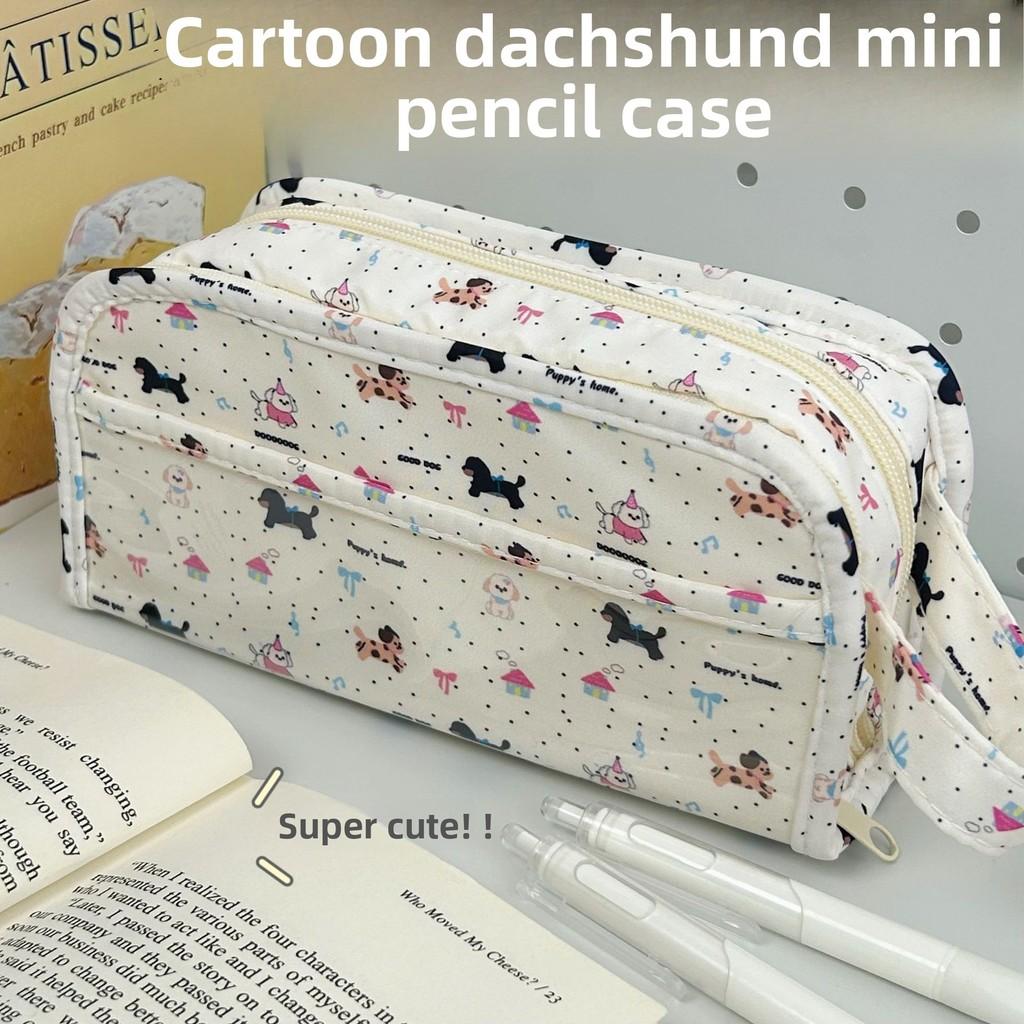 Dog Pen Case Collapsible Canvas Storage For Students And Kids