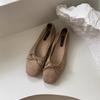 Fashion SUOJIALUN Spring New Women Flat Sheos Fashion Round Toe Shallow Slip On Ladies Ballerinas Shoes Soft Sole Outdoor Ballet Shoes
