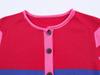 European Style 2026 Spring Women's Loose Color Block Knit Cardigan