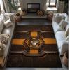 Wolverhampton Wanderers Football Print Crystal Velvet Rug, Comfortable Water Absorbent Non Slip Indoor Floor Carpet