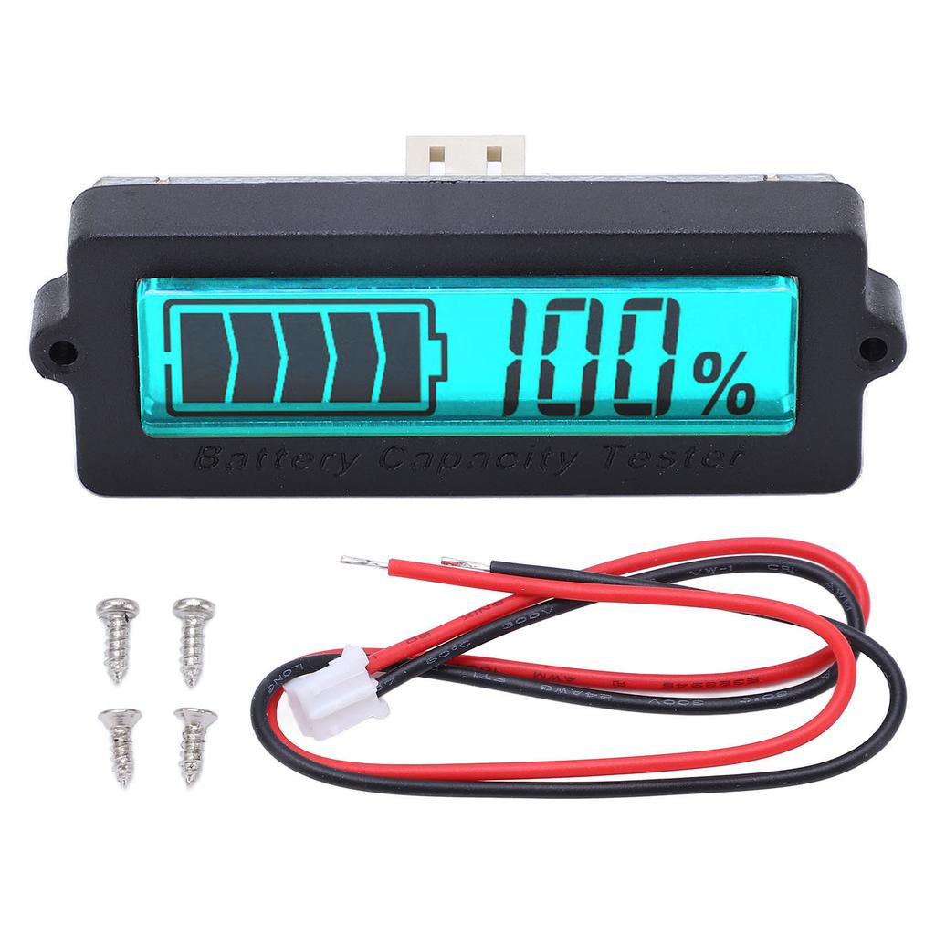Battery Meter Current Voltage Tester Capacity Monitor Waterproof 48V for Safety