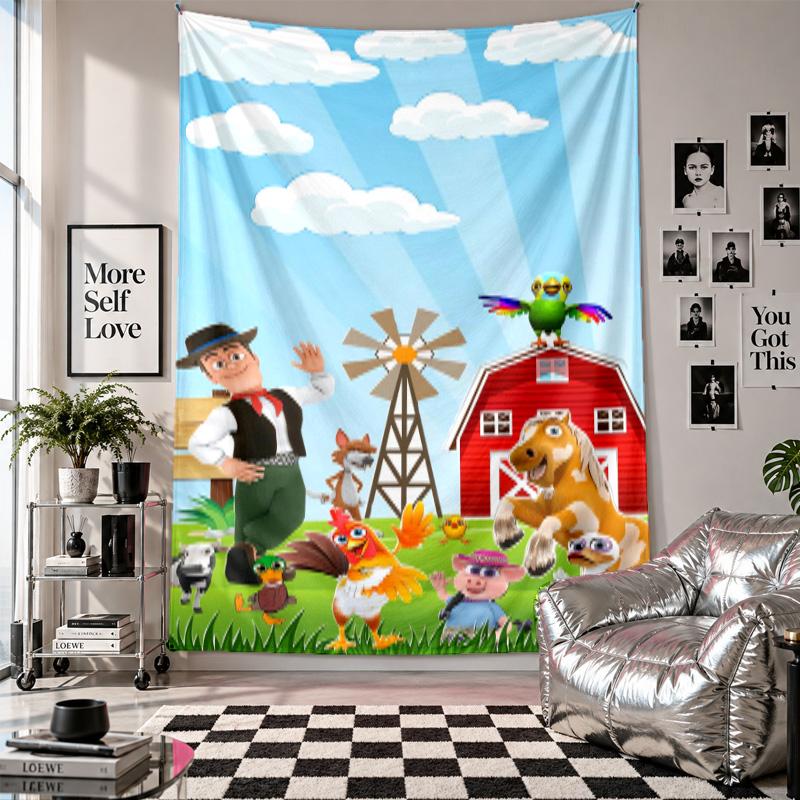 Wall TapestryLa Granja de Zenón Art Hanging Cloth Decorative Background Cover for Room Decoration