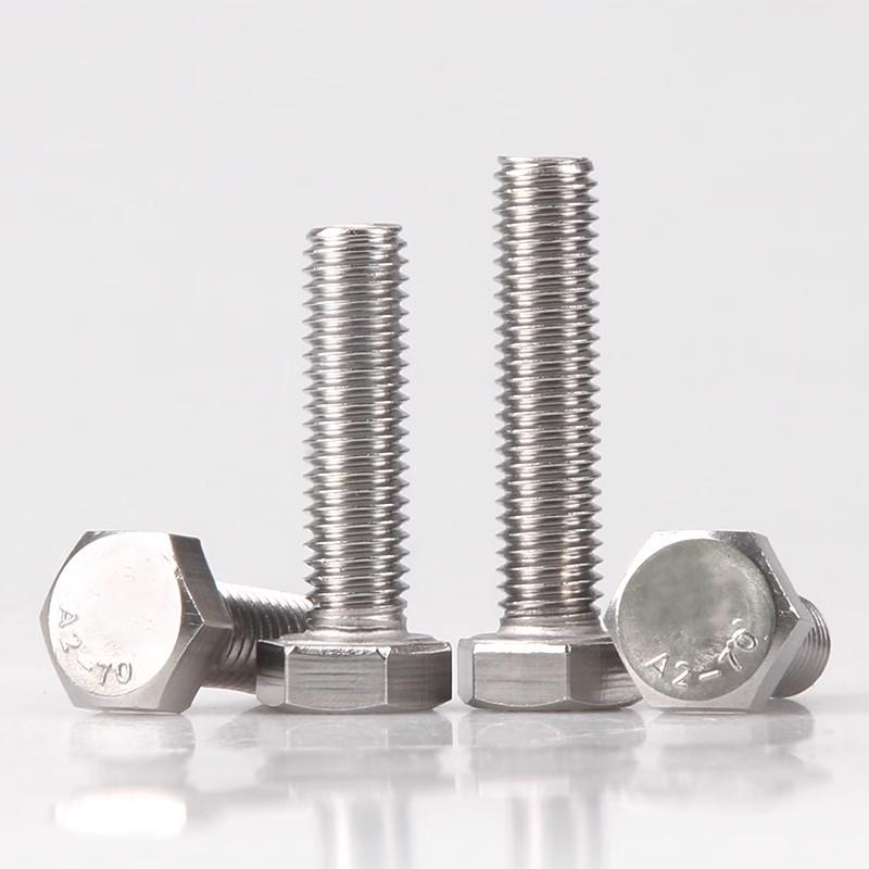 201 Stainless Steel Hex Head Fully Threaded Bolt Rod (M4-M16)