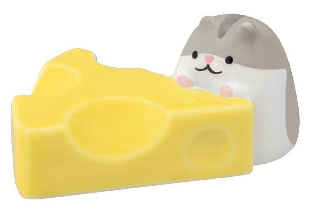 

Decore Decore Hamcoron Cheese Chopstick Rest GY Hamster Hamster 48 x 30 x H23mm HC-51202 Approx.