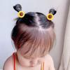 Pretty Flower Drop Hair Band, Simple 2-piece Hair Elastic for Girls