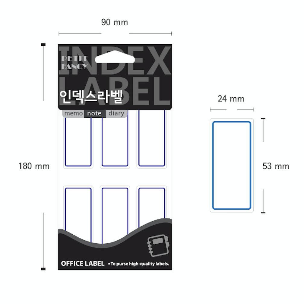 Petit Fancy Etikettenaufkleber (je 10 Stück) Indexetiketten / Kategorieetiketten / Büroetiketten / Anhängeraufkleber / Markierungswerkzeuge / Anhänger für Index - 48 Optionen