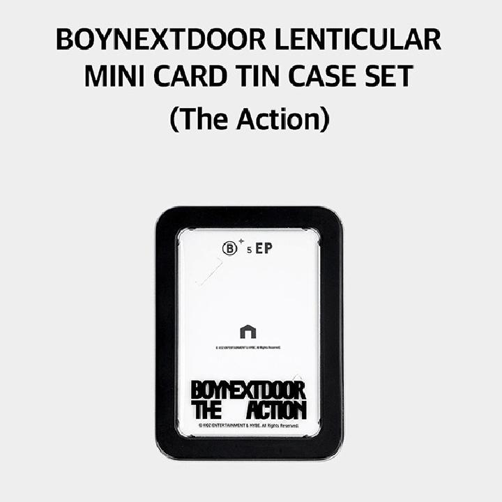 BOYNEXTDOOR MINI CARD & TIN CASE SET (The Action), Official, Original, Authentic, KPOP
