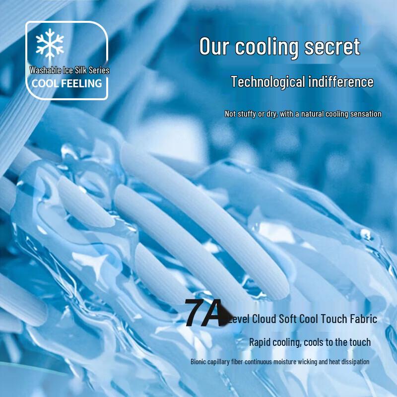 

YEKEROLAN Antibacterial Ice Silk Summer Cool Quilt