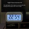 Smart digital LED alarm clock for students with silent backlightelectronic clock with night vision function 12/24H digital clock