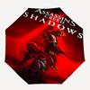 1pc Assassin's Creed Umbrella, Sun Protection, And UV Shielding. It Has Eight Sturdy Ribs for Outdoor Use And Perfect As a Holiday Gift