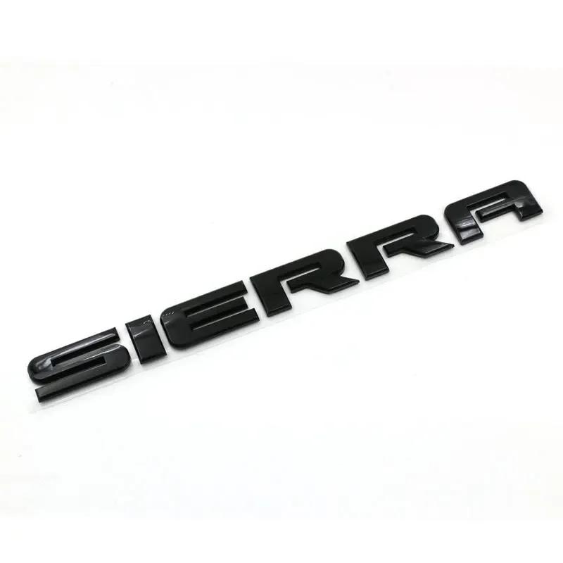 Dgwxr9 SIERRA New Old Letter Logo Car Stickers for GMC Sierra Original Rear Boot Label Trunk Modified Accessories Decoration Decals