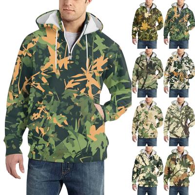 Frühlings- und Herren-Sweatshirt mit Stehkragen ist ein lässiges Outdoor-Pullover-Oberteil