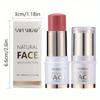 Rouge-Highlighting- und Konturierungsstift, aufhellender, matter Konturierungs-Stereostift für das Gesicht, Concealer, Rouge-Konturcreme, multifunktionaler Make-up-Stift
