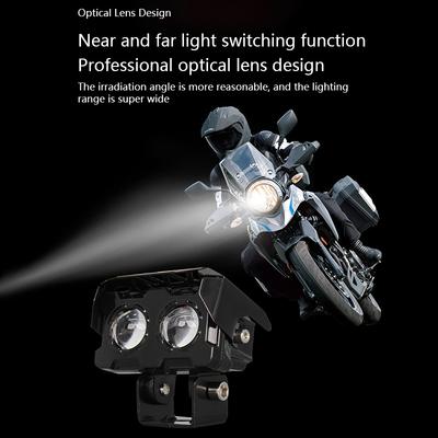 W65 Phare LED de Moto Étanche Projecteur Super Lumineux Lampe Antibrouillard