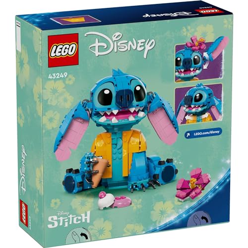 LEGO Disney Stitch Toy Birthday Present Block Girls Boys Children 9 Years Old 10 Years Old 11 Years Old Elementary School Pretend Play House 43249
