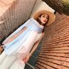 Women Stylish Gradient Colour Beach Sun-screen Scarf Fashionable Tippet Festival Gift