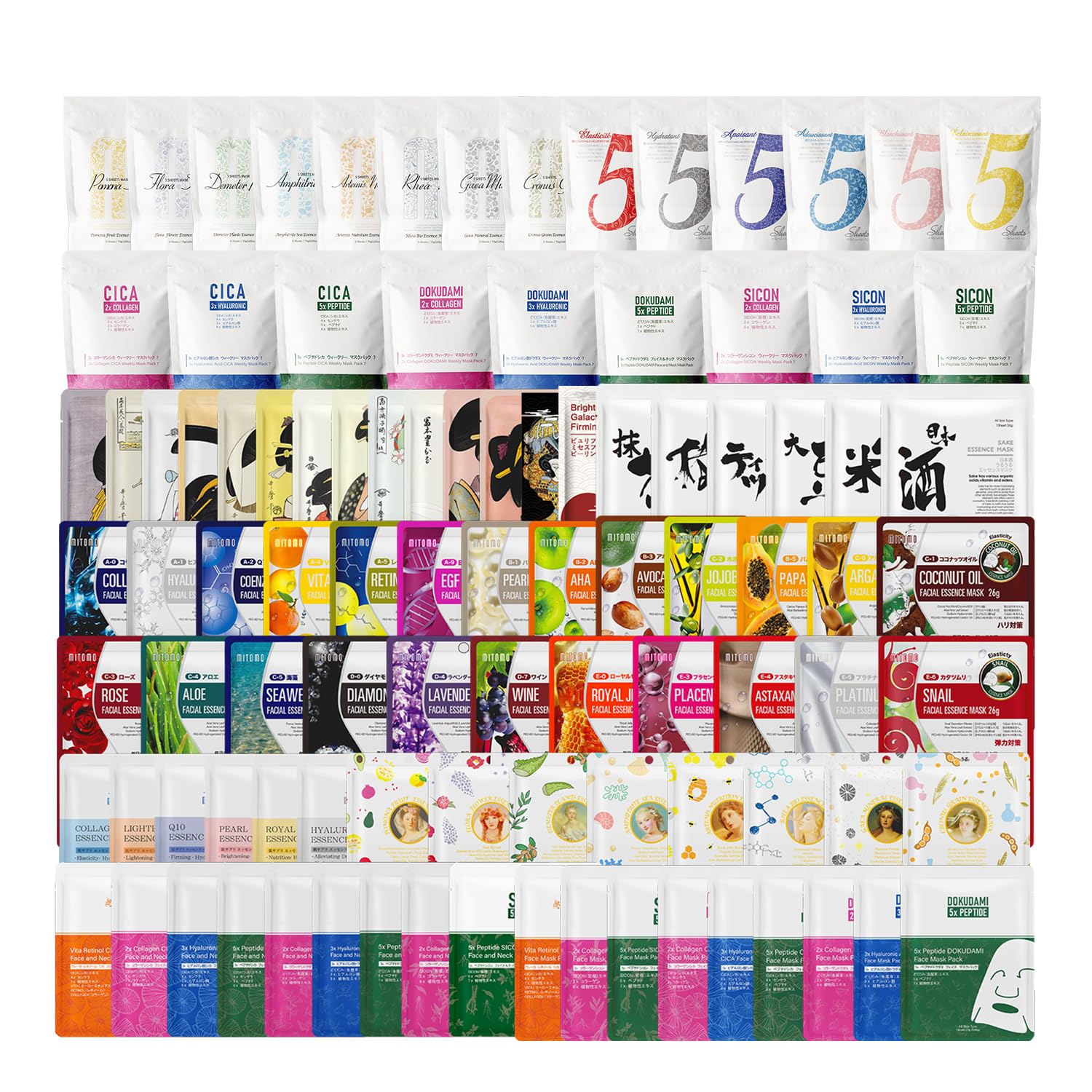 

Набор MITOMO LIFE Lucky Bag Beauty Festival, 60 предметов. Почувствуйте непревзойденный уход за кожей! [LBHS000060]