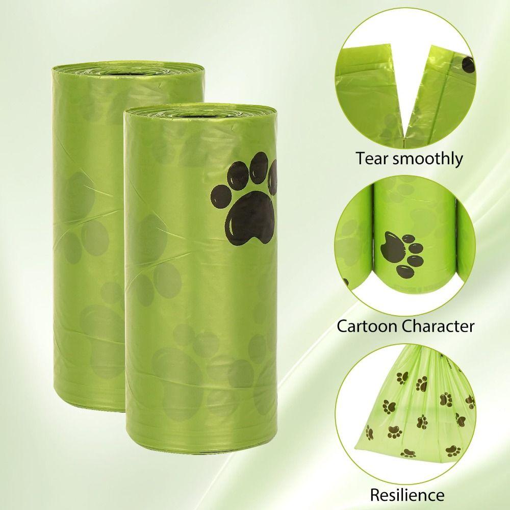 EPI Biodegradable Dog Poop Bags with Dispenser Trash Bag Cat Waste Bags Dog Cleaning Supplies